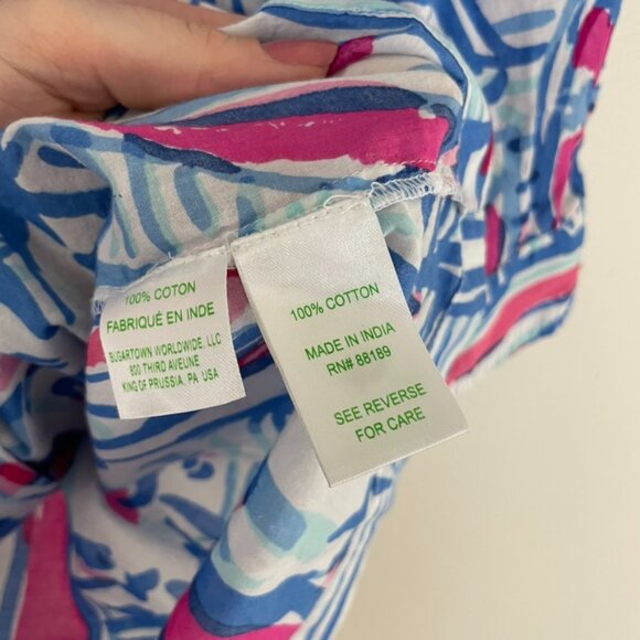 Lilly Pulitzer Sanibel Tunic Dress Red Right Return Size Small - Picture 4 of 7